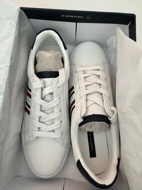 Tommy Hilfiger Navy Shoe Box with Red, White Accent